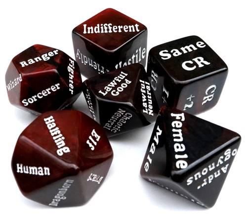 Dungeon helper dice character - helper,